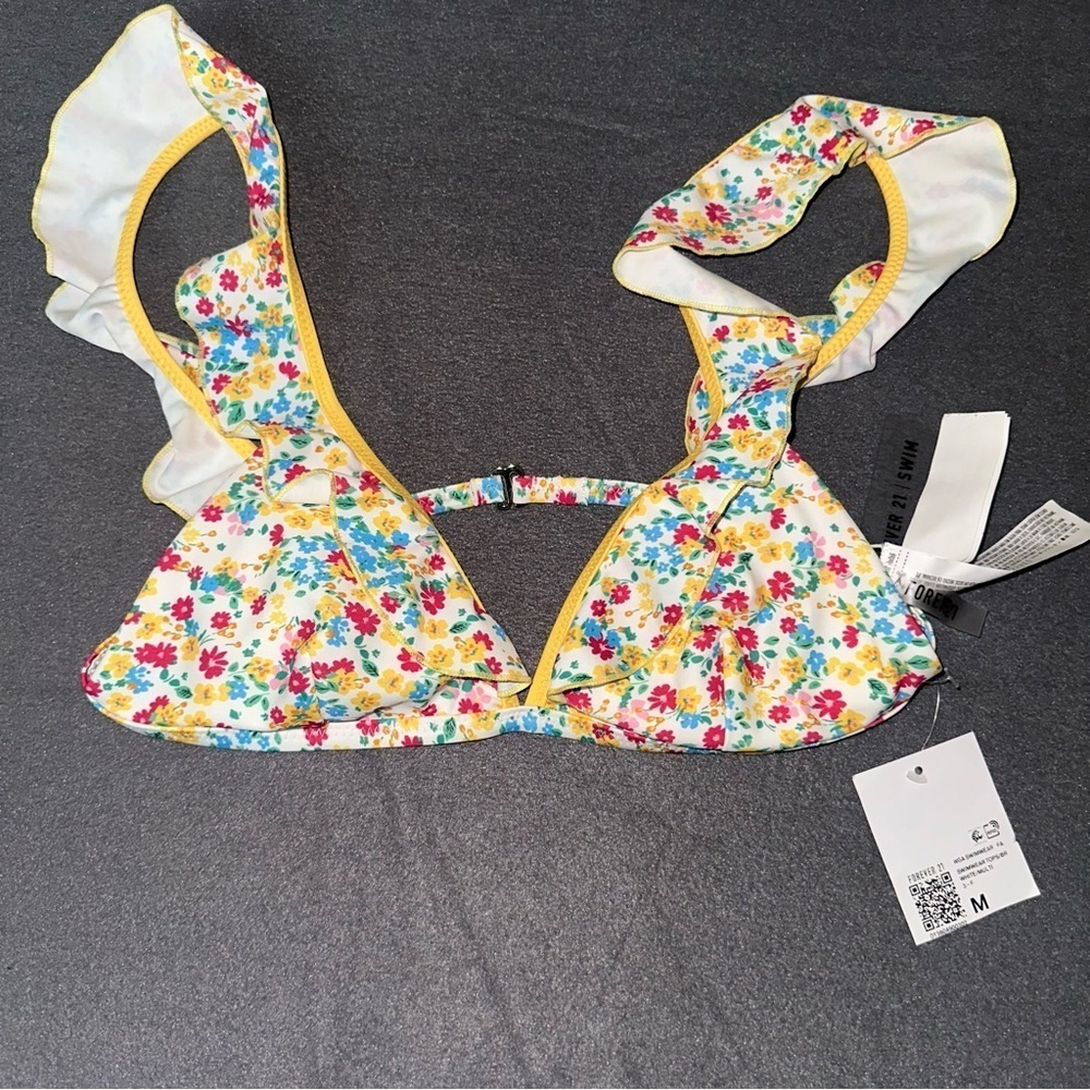 NWT Forever 21 Womens Floral Underwire Bikini Top